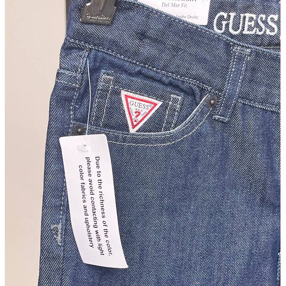 NWT Guess Slim Straight Del Mar Fit Girls Jeans Size 10 Slim Straight - Picture 4 of 7